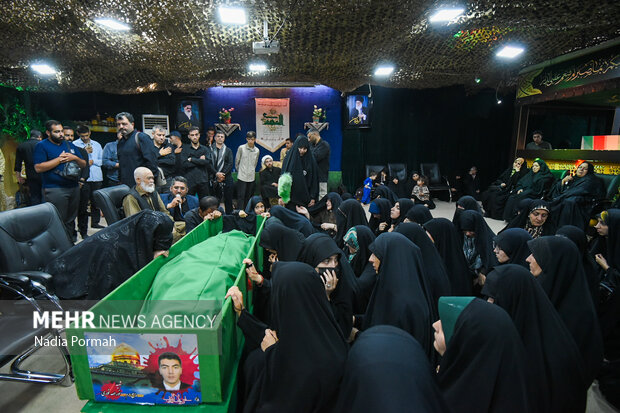 وداع با پیکر شهید «نورالله نوری»