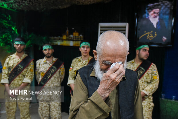 وداع با پیکر شهید «نورالله نوری»