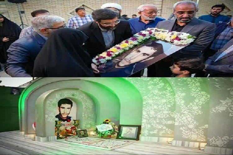 هویت شهید گمنام مدفون در امامزاده شاه میر حمزه(ع) اصفهان مشخص شد