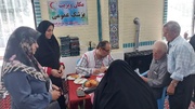 بهره‌مندی ۳۰۰ نفر از خدمات کاروان سلامت در روستای پهمدان لاهیجان