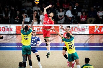 Iran beaten by Brazil at 2024 VNL