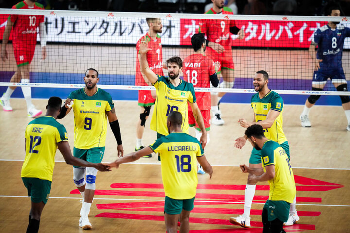 خلاصه بازی والیبال ایران - برزیل در لیگ ملتهای والیبال خلاصه بازی والیبال ایران - برزیل در لیگ ملتهای والیبال