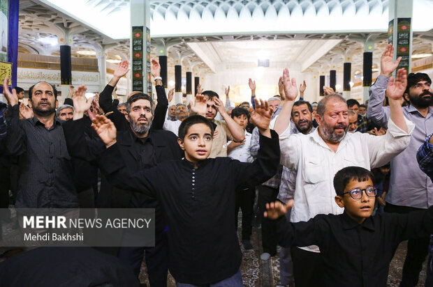 عزاداری شهادت امام محمد باقر(ع) در حرم بانوی کرامت برگزار می‌شود