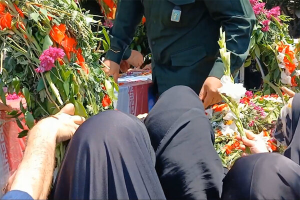 گزارش خبرنگار مهر از مراسم تشییع شهید قدس «سعید آبیار» در ری