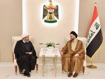رئيس منظمة الثقافة و العلاقات الإسلامية الايرانية یلتقی السيد عمار الحكيم في العراق