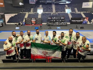 تیم ایران با کسب ۹ مدال درمسابقات جوجیتسو اسلم ترکیه قهرمان شد
