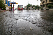 بارش شدید باران در شیراز