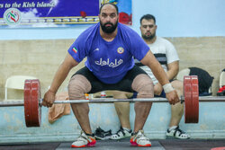 Training session of Iranian national weightlifters