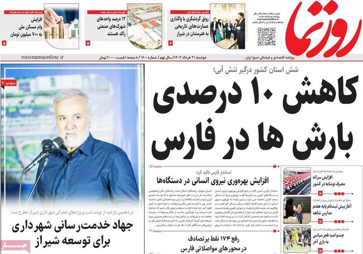 روزنامه‌های صبح ۲۱ خرداد