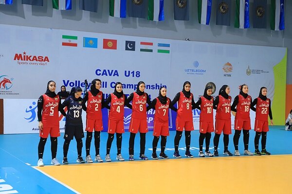 İran U18 Kadın Voleybol Milli Takımı Özbekistan'da şampiyon oldu