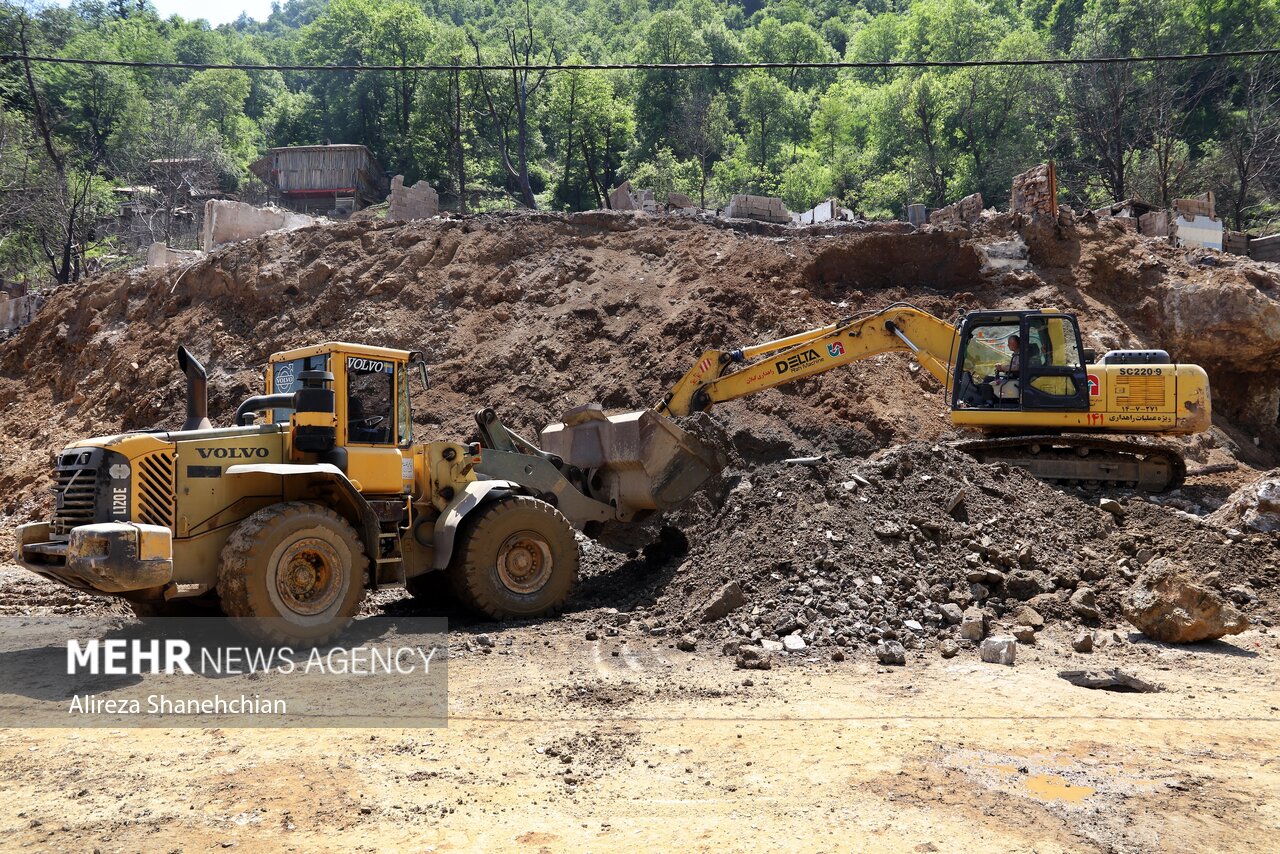 وضعیت امامزاده ابراهیم شفت ۳۹ روز بعد از آتش سوزی