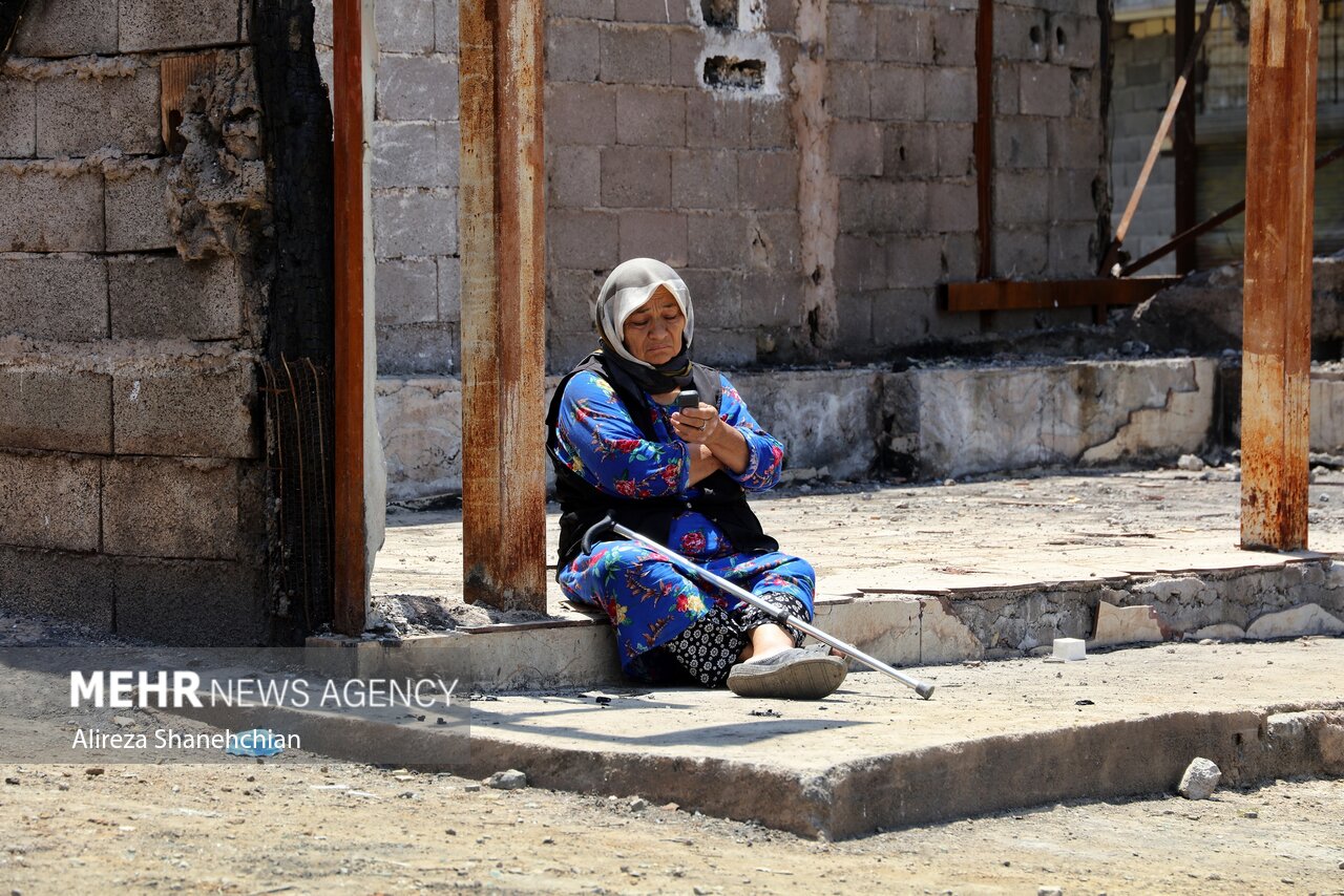 وضعیت امامزاده ابراهیم شفت ۳۹ روز بعد از آتش سوزی