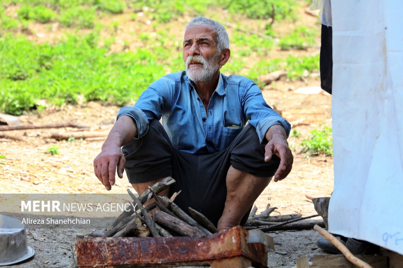 وضعیت امامزاده ابراهیم شفت ۳۹ روز بعد از آتش سوزی