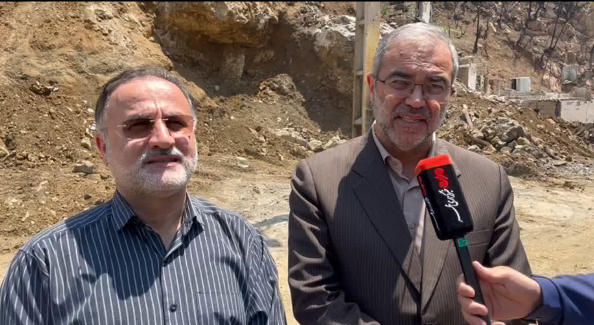 وضعیت امامزاده ابراهیم شفت ۳۹ روز بعد از آتش سوزی