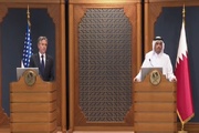 تماس تلفنی وزیر خارجه آمریکا با نخست‌وزیر قطر