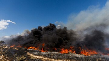 آتش سوزی شدید ساکنان قبرس را مجبور به تخلیه منطقه کرد