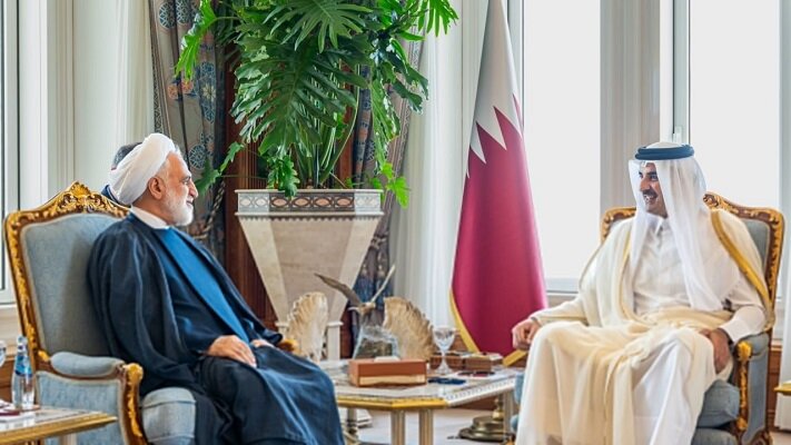  İran Yargı Erki Başkanı Doha'da Katar Emiri ile görüştü