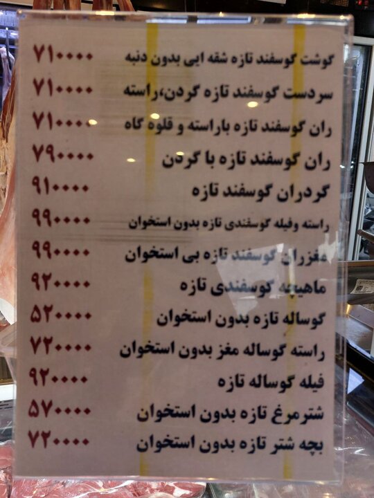 ثبات نسبی قیمت در بازار گوشت مرغ و تخممرغ محقق شد+جدول