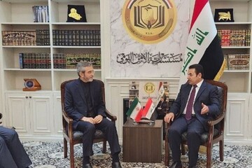 باقري يلتقى مستشار الامن القومي العراقي
