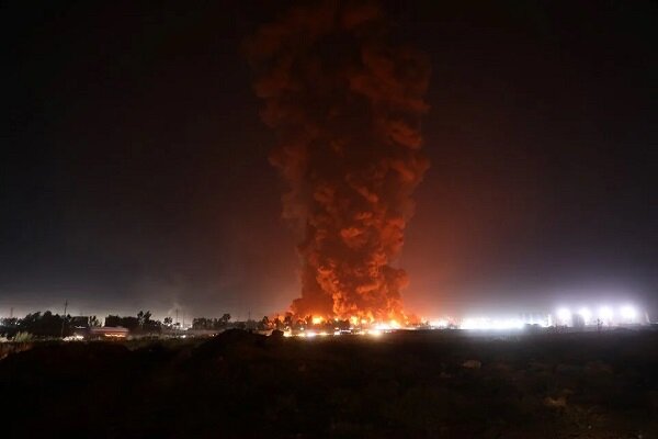 Erbil’de petrol rafinerisinde büyük yangın