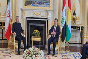 ایرانی عبوری وزیر خاجہ کی عراقی کردستان کے سربراہ سے ملاقات