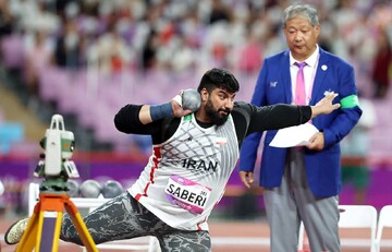 Iran’s Saberi bags gold at 2024 Asian Throwing C'ships