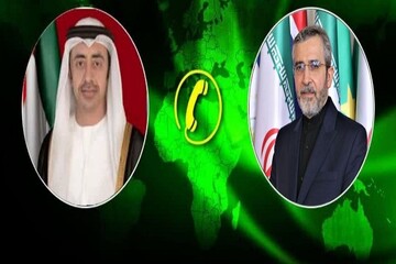 ایران اور متحدہ عرب امارات کے وزرائے خارجہ کے درمیان ٹیلی فونک گفتگو، علاقائی صورتحال پر تبادلہ خیال