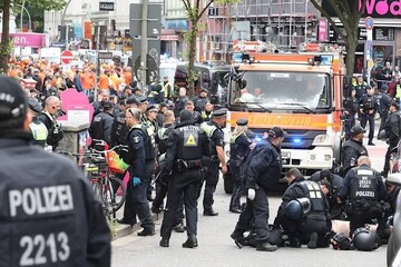 حادثه امنیتی در یورو ۲۰۲۴/ مهاجم تبر به دست هدف شلیک پلیس قرار گرفت