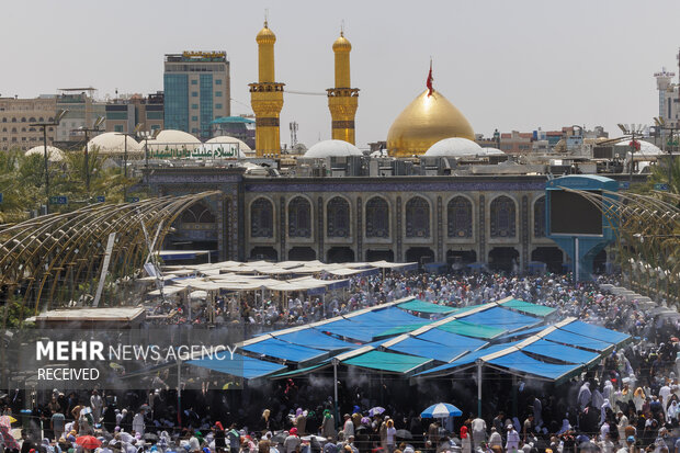 روضه فارسی سوزناک نزار قطری از زبان سیدالشهدا(ع) در حسینیه معلی