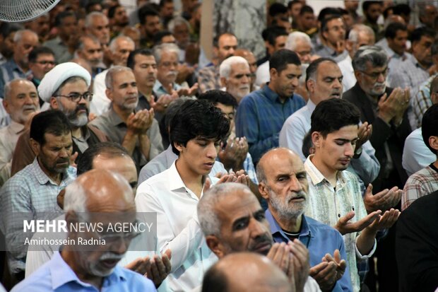 اقامة صلاة عيد الأضحى في طهران بإمامة حجة الاسلام حاج علي اكبري 