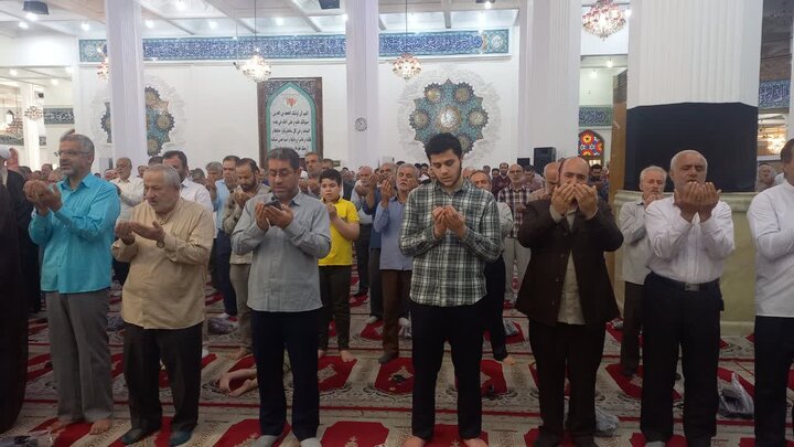 نماز عید سعید قربان در مناطق مختلف گیلان اقامه شد