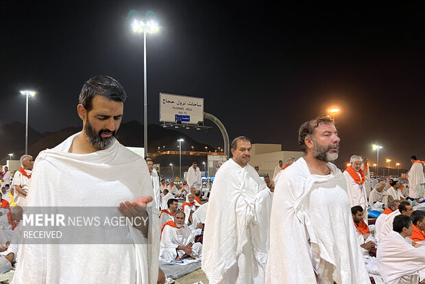 وقوف زائران بیت‌الله‌الحرام در سرزمین مشعرالحرام