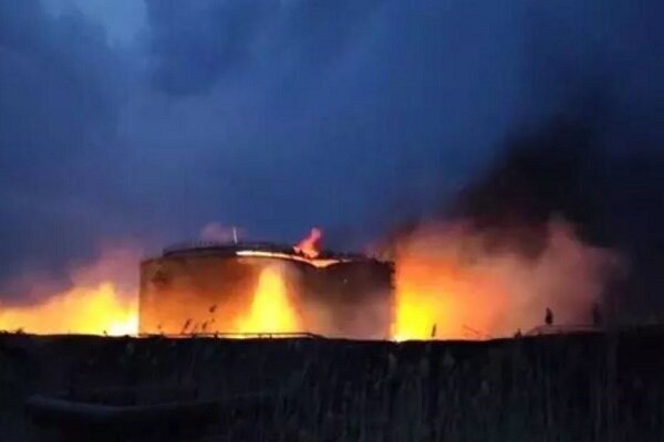 Drone strike sparks oil depot fires in Russia's Rostov region