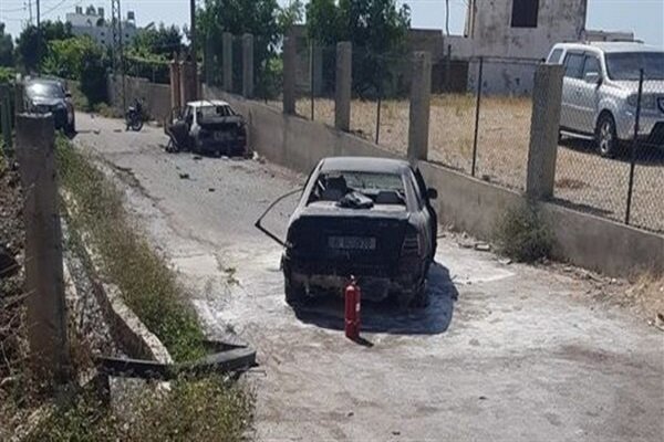 ۸ زخمی در حمله رژیم صهیونیستی به خودرویی در لبنان
