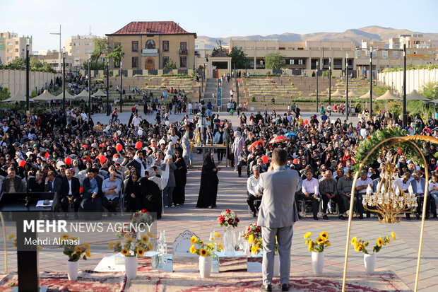 جشن ازدواج 110 زوج زنجانی