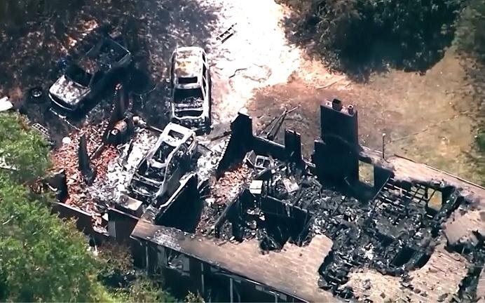 ۱۱ کشته و زخمی در آتش سوزی خانه ای در ایالت جورجیا