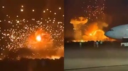 آتش‌سوزی مهیب در انبار مهمات ارتش چاد+ فیلم
