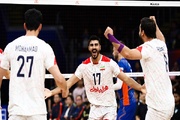 ایران کی والی بال ٹیم نے نیدرلینڈ کو شکست دی