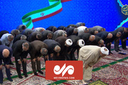 اقامه نماز توسط نامزدهای انتخابات ریاست جمهوری پیش از مناظره