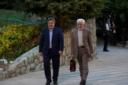 تقرير مصور...حضور المرشحين الستة للانتخابات الرئاسية الإيرانية في مؤسسة التلفاز