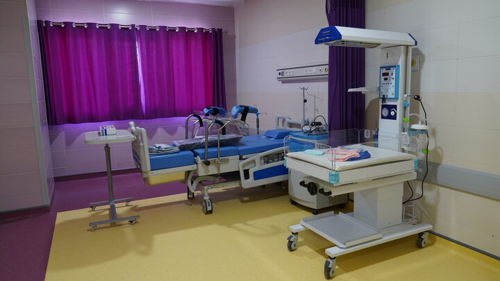 راه اندازی بخش بلوک‌های زایمان طبیعی (LDR) در بیمارستان اکباتان 