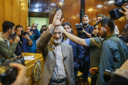 Jalili gives election speech at Sharif University