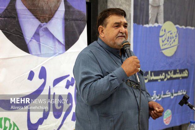 Ghalibaf's campaign in Rasht