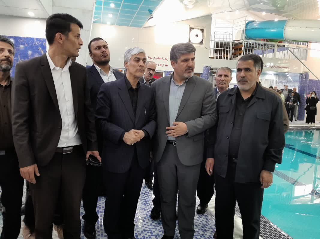 سالن چند منظوره حجاب با حضور وزیر ورزش افتتاح شد
