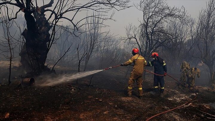 گزارش ۶۶ آتش‌سوزی جنگلی ظرف ۲۴ ساعت اخیر در یونان و بازداشت ۱۳نفر