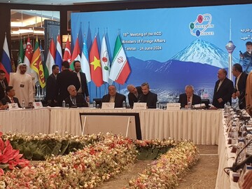 ACD foreign ministers summit kicks off in Tehran