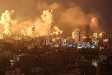 VIDEO: Bombing of Gaza by Zionist fighters