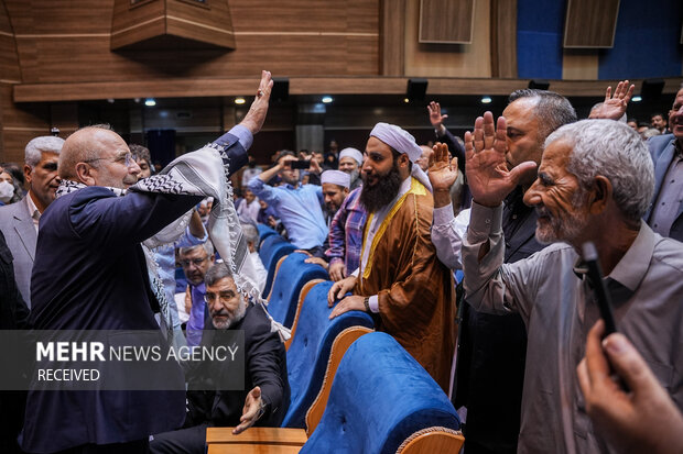 نشست « محمد باقر قالیباف » با علما و بزرگان اهل سنت