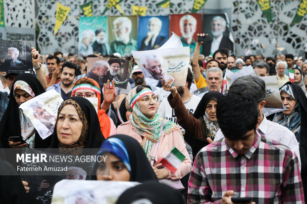 اجتماع هواداران سعید جلیلی در میدان امام حسین (ع)