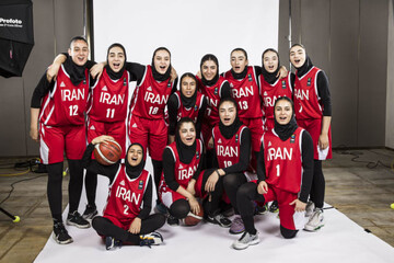 Iran U18 women basketball